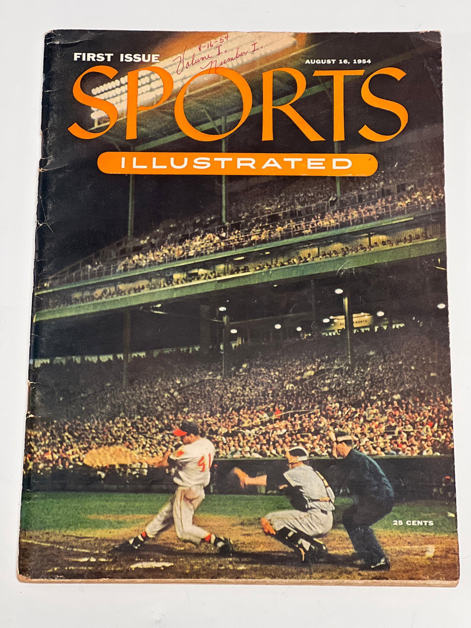 Sports Illustrated Issue #1 Eddie Mathews 1954 (1 of 6)