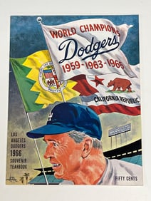 1966 Los Angeles Dodgers Yearbook