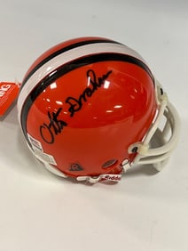 Otto Graham Autographed Cleveland Browns Mini Helmet PSA/DNA