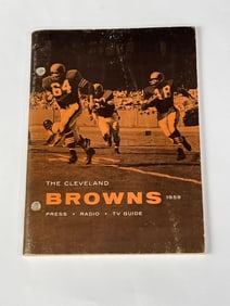 1958 Cleveland Browns Media Guide