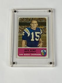 1962 Fleer Football #79 Jack Kemp San Diego Chargers