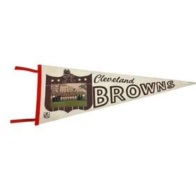 1965 Cleveland Browns Team Photo Full Sized Pennant