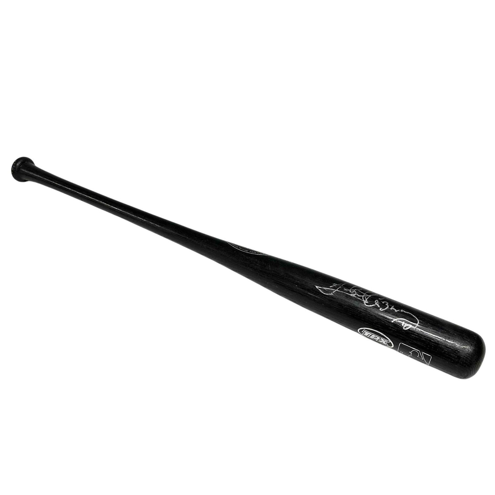 Jolbert Cabrera Autographed Game Used Bat Cleveland Indians: Any condition statement is given as a courtesy to a client, is only an opinion and should not be treated as a statement of fact. Premier Auction Galleries LLC shall have no responsibility for any erro