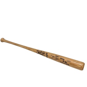Travis Fryman Autographed Game Used Bat Cleveland Indians
