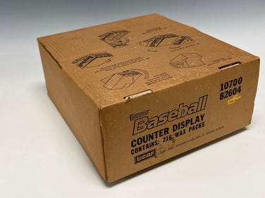 1989 Donruss Wax Pack Baseball Counter Display