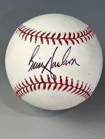 Brian Anderson Autographed Baseball Len Barker Collection