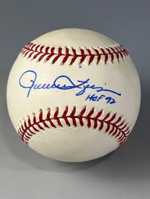 Rollie Fingers Autographed HOF 92 Baseball Len Barker Collection