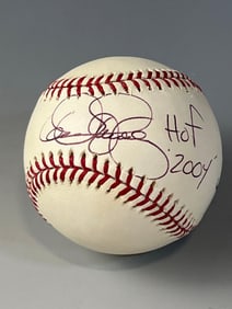 Dennis Eckersley Inscribed HOF 2004 Baseball Len Barker Collection