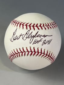 Bert Blyleven Signed and Inscribed HOF 2011 Baseball Len Barker Collection