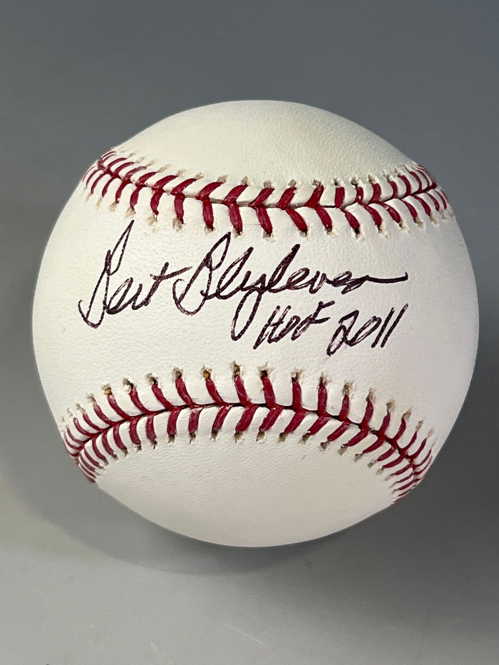 Bert Blyleven Signed and Inscribed HOF 2011 Baseball Len Barker Collection (1 of 9)