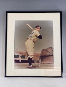 Yogi Berra Autographed Photo Len Barker Collection