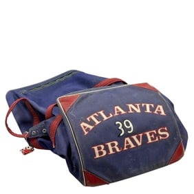 Len Barker's Atlanta Braves Game Used Equipment Bag Len Barker Collection