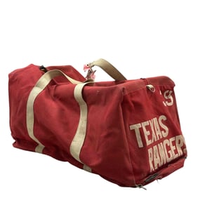 Len Barker's Game Used Texas Rangers Equipment Bag Len Barker Collection