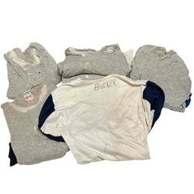 Various Len Barker Game Used Undershirts from MLB Games Len Barker Collection