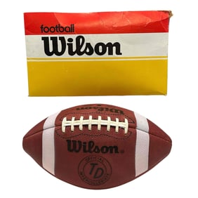 Unused/Brand New Vintage Wilson TD Intercollegiate Football