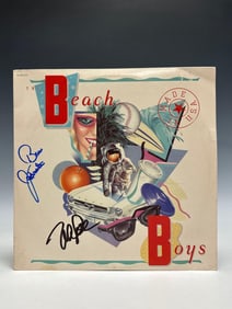 The Beach Boys Made in the USA Signed Album Cover Mike Love, Bruce Johnston JSA