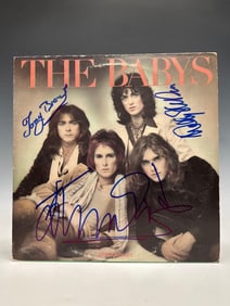 The Babys Autographed Broken Heart Album Cover JSA