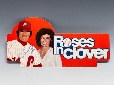 Autographed Pete Rose 1979 Clover Department Store Advertisement