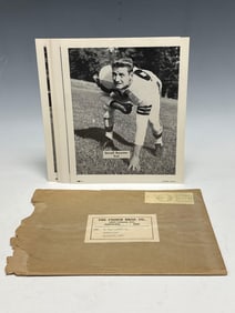 1954-55 Fisher Foods Cleveland Browns Photo Pack with Envelope