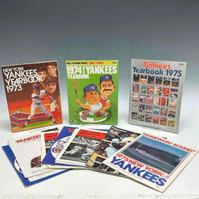 Collection of 1970's New York Yankees Programs and Yearbooks