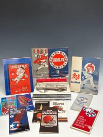 Cleveland Indians Program, Yearbook, Media Guide, etc Collection