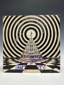Blue Oyster Cult Autographed Tyranny and Mutation Album Cover JSA