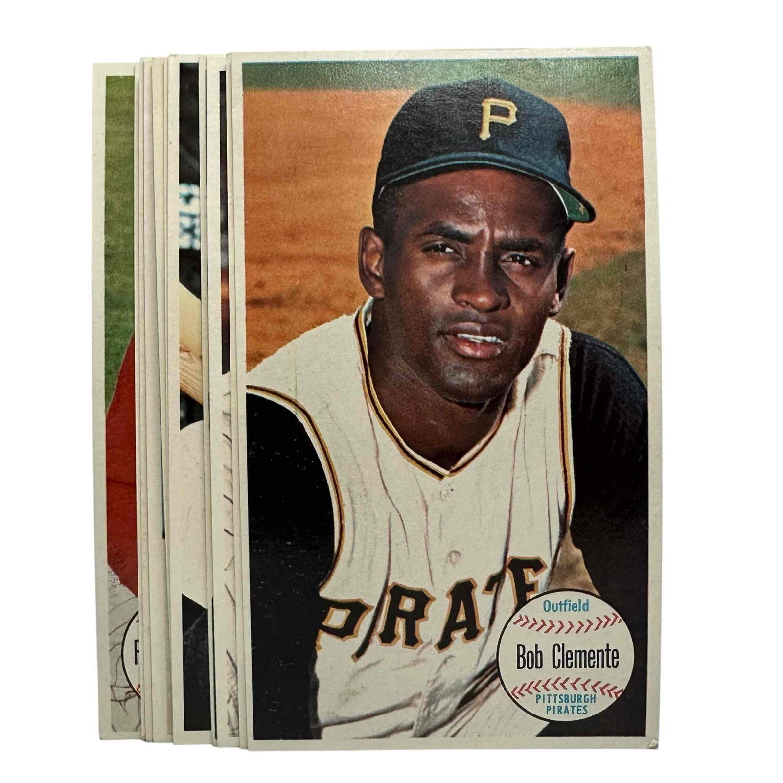 Dozen 1964 Topps Giants Cards with Mantle, Clemente, Kaline, Killebrew + (1 of 17)