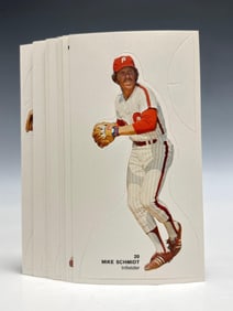 1974 Philadelphia Phillies Johnny Pro Stand Up Set of (12) with Schmidt, Carlton