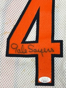 Gale Sayers Autographed 1980's Chicago Bears Jersey JSA