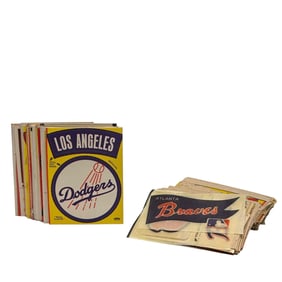 1968-72 Fleer Cloth Team Logo Sticker Cards Collection