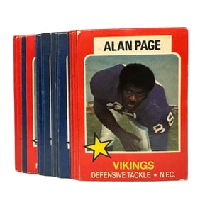 1975 Topps Wonder Bread Football Card Set 1-24