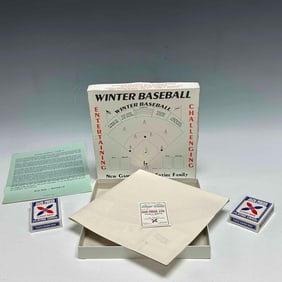 1983 Winter Baseball Board Game Given to Bob Feller