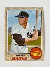 1968 Topps #280 Mickey Mantle New York Yankees
