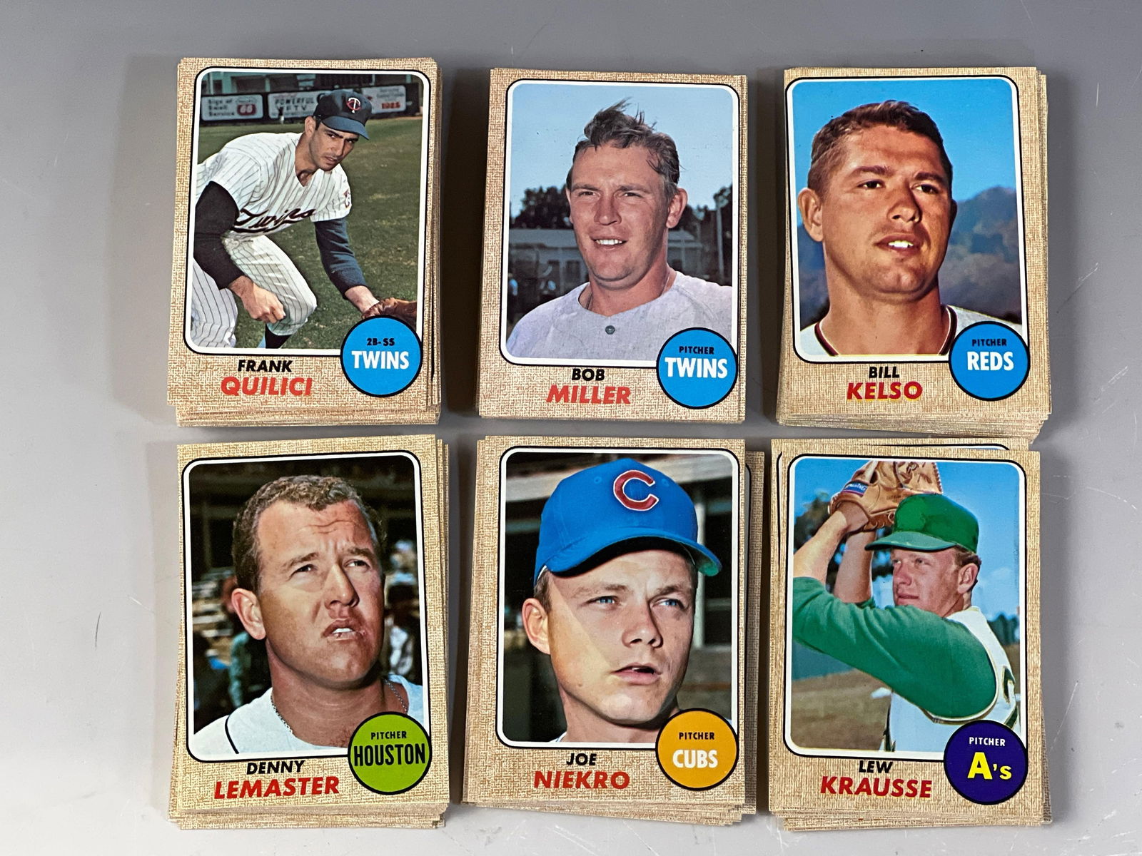 1968 Topps Baseball Common High Number Cards (120)+ (1 of 3)
