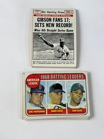 1969 Topps Baseball Leader and World Series Cards