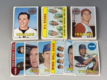 1969 Topps Baseball Cards (45)+ Card Range #530 - 588