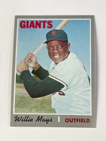 1970 Topps #600 Willie Mays San Francisco Giants
