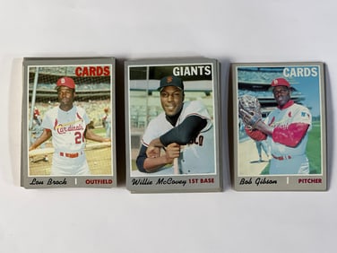 1970 Topps Stars and HOF'ers (42) - Range 1-530 with Gibson, Williams, Seaver