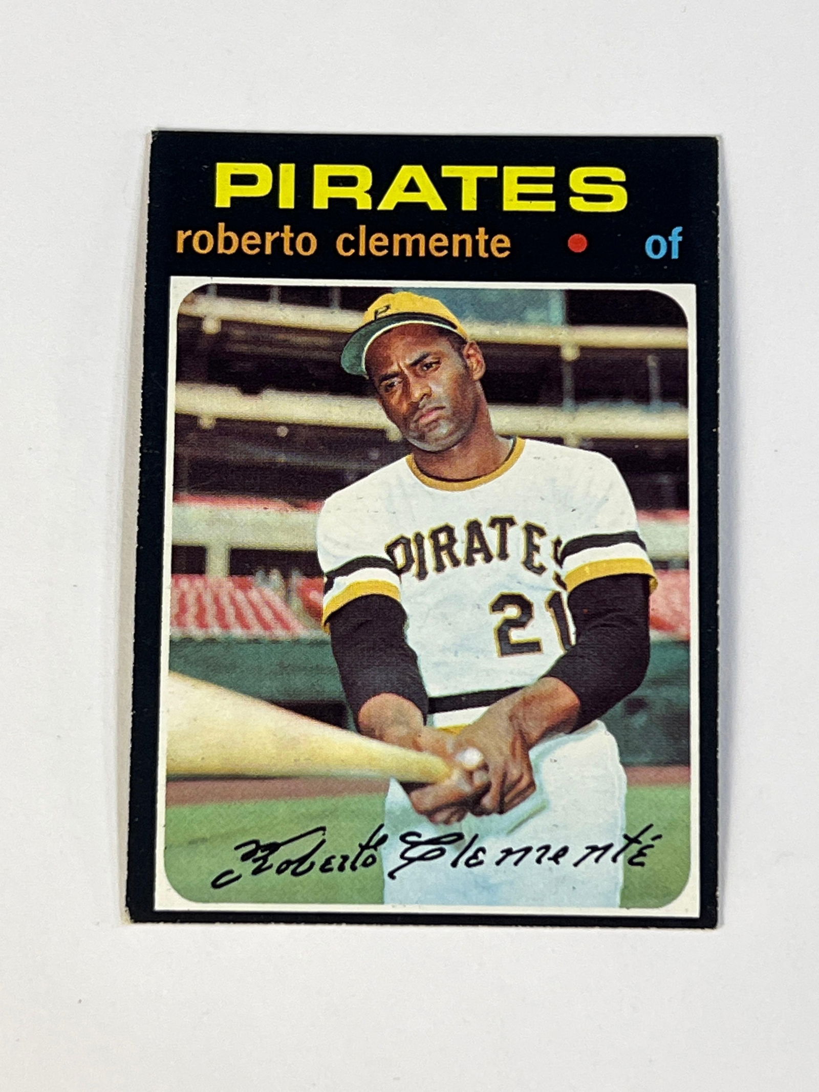 1971 Topps #630 Roberto Clemente Pittsburgh Pirates (1 of 8)