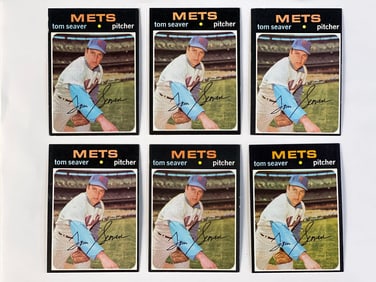 1971 Topps #160 Tom Seaver New York Mets (6)