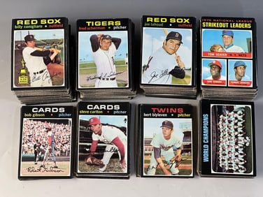1971 Topps Baseball Set Starter (450)+ With Stars and HOF'ers