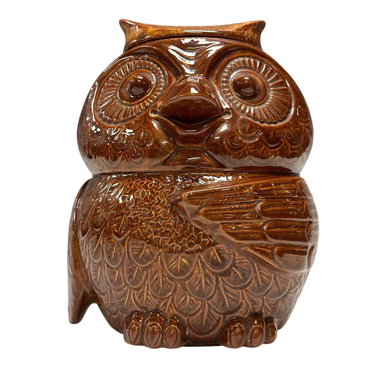 Vintage McCoy Pottery Owl Cookie Jar (1 of 14)