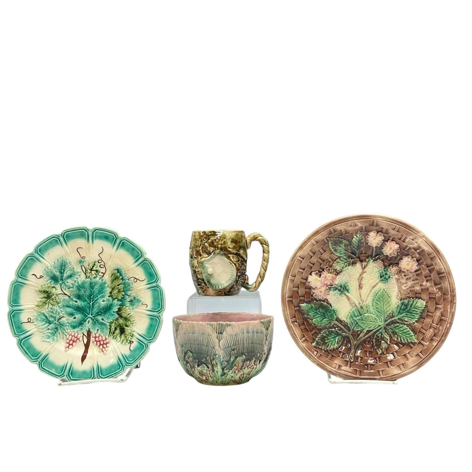 19th Century English Majolica Group Lot - Sarreguemines (1 of 20)
