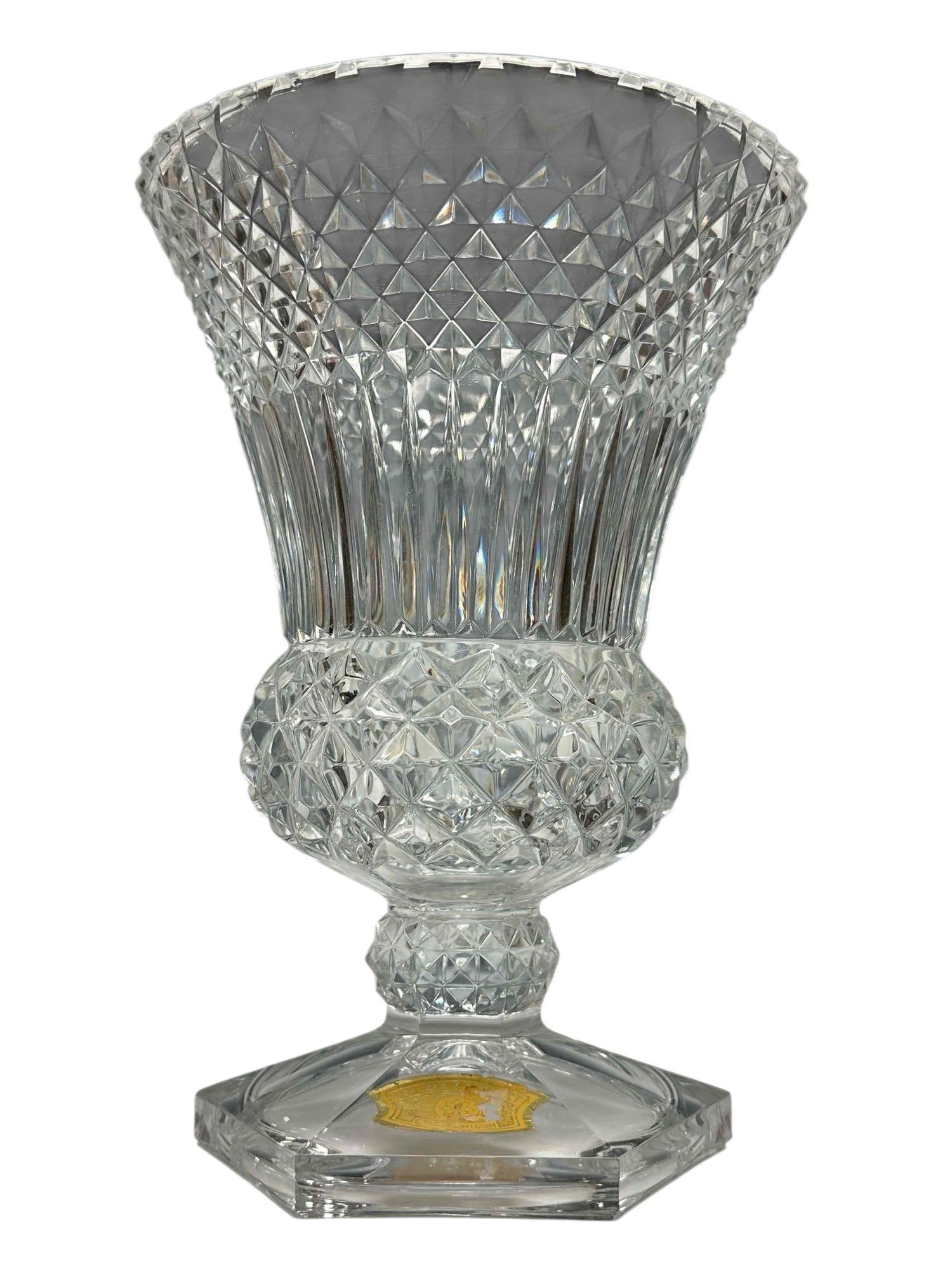 VAL St LAMBERT Belgium Cristal Vase (1 of 19)