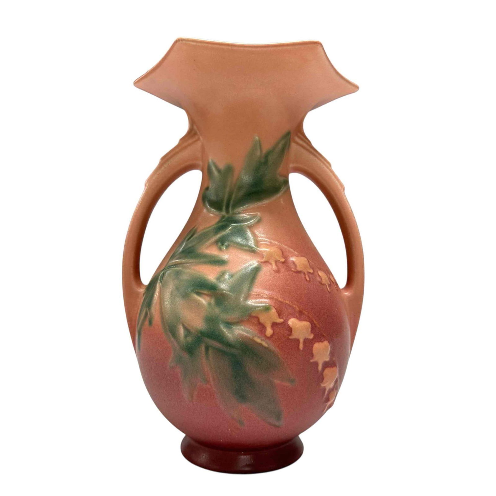Roseville Pottery Bleeding Heart Vase (1 of 14)