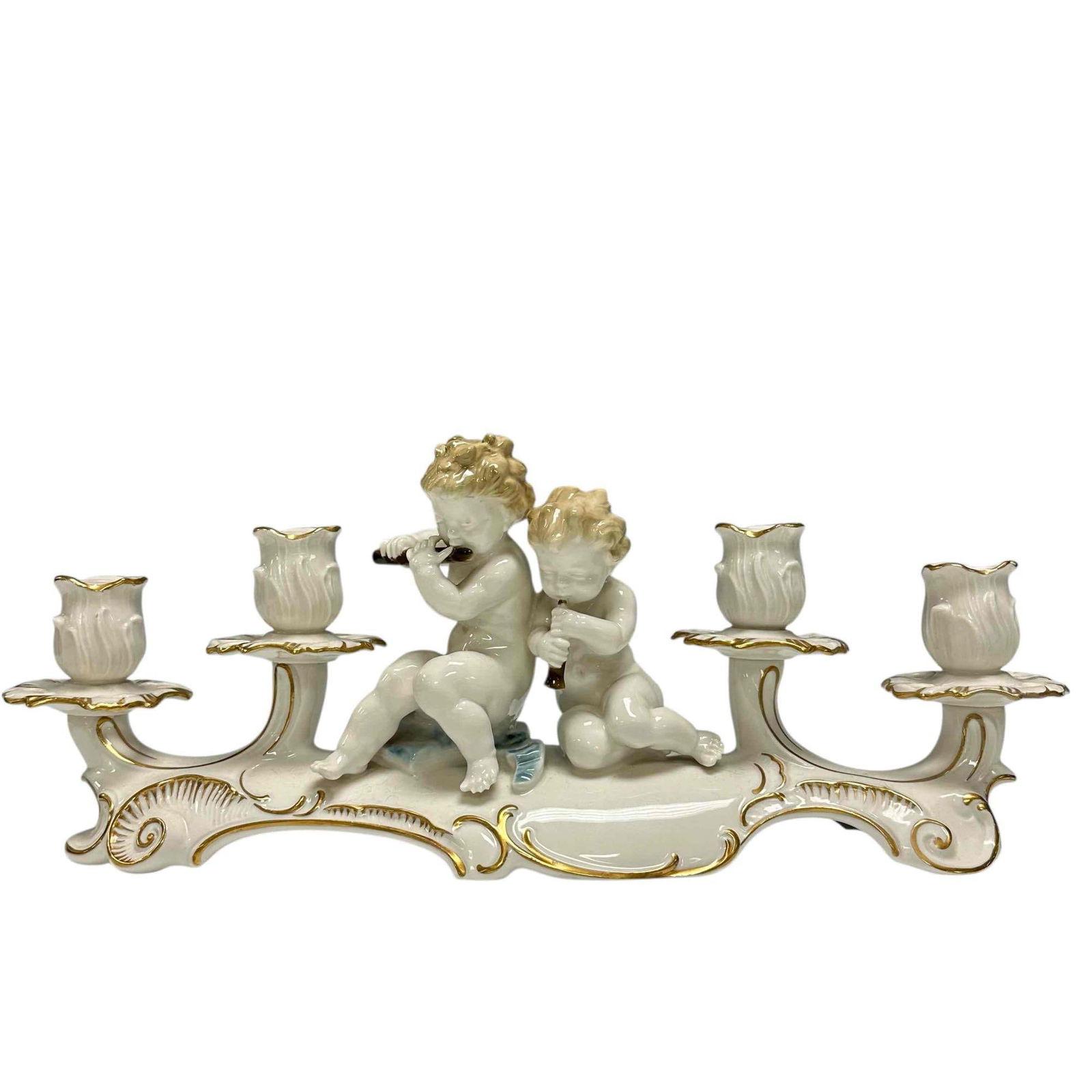 Hutschenreuther Selb German Porcelain Putti Candle Stand (1 of 19)