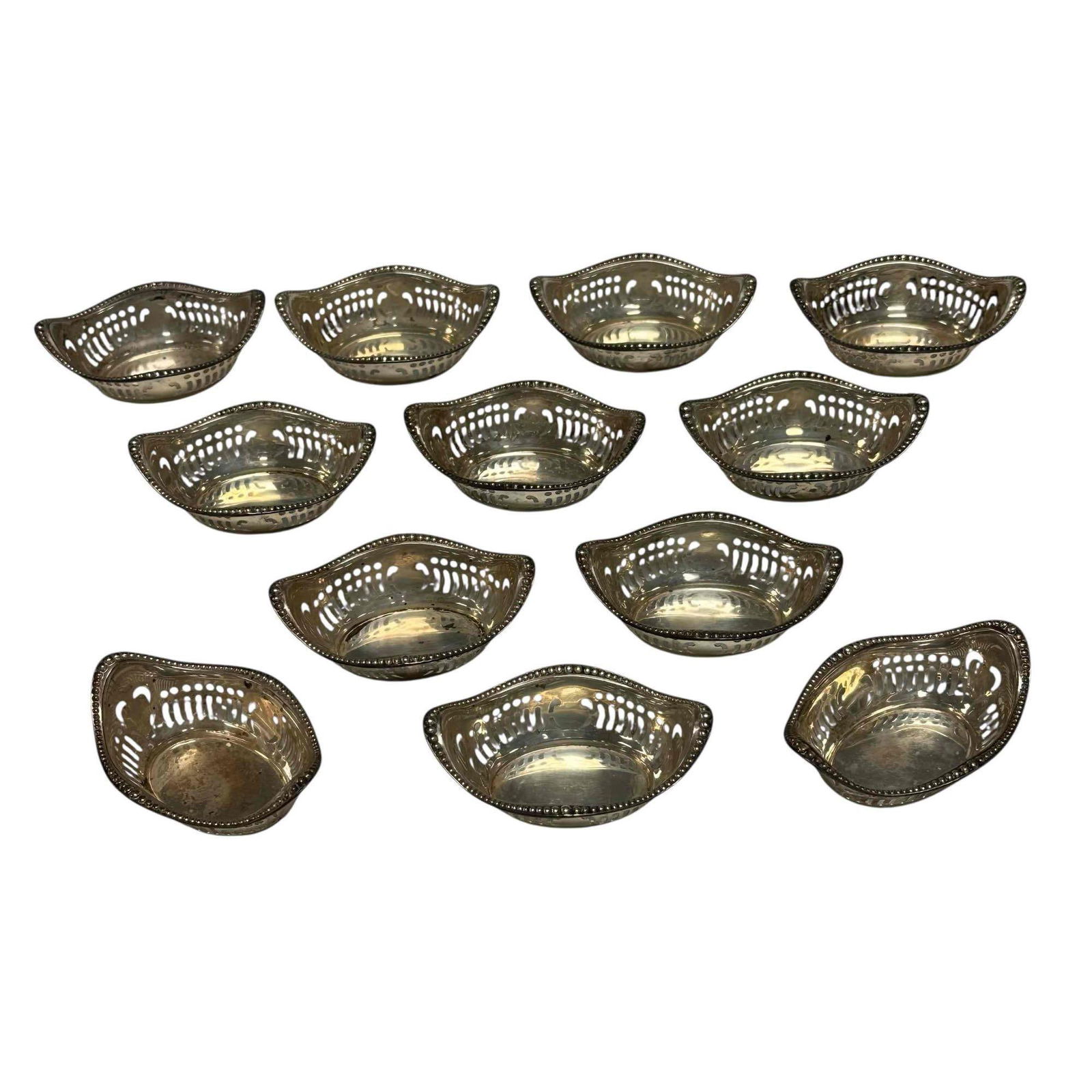 (12) Gorham Sterling Silver Nut Baskets (1 of 10)
