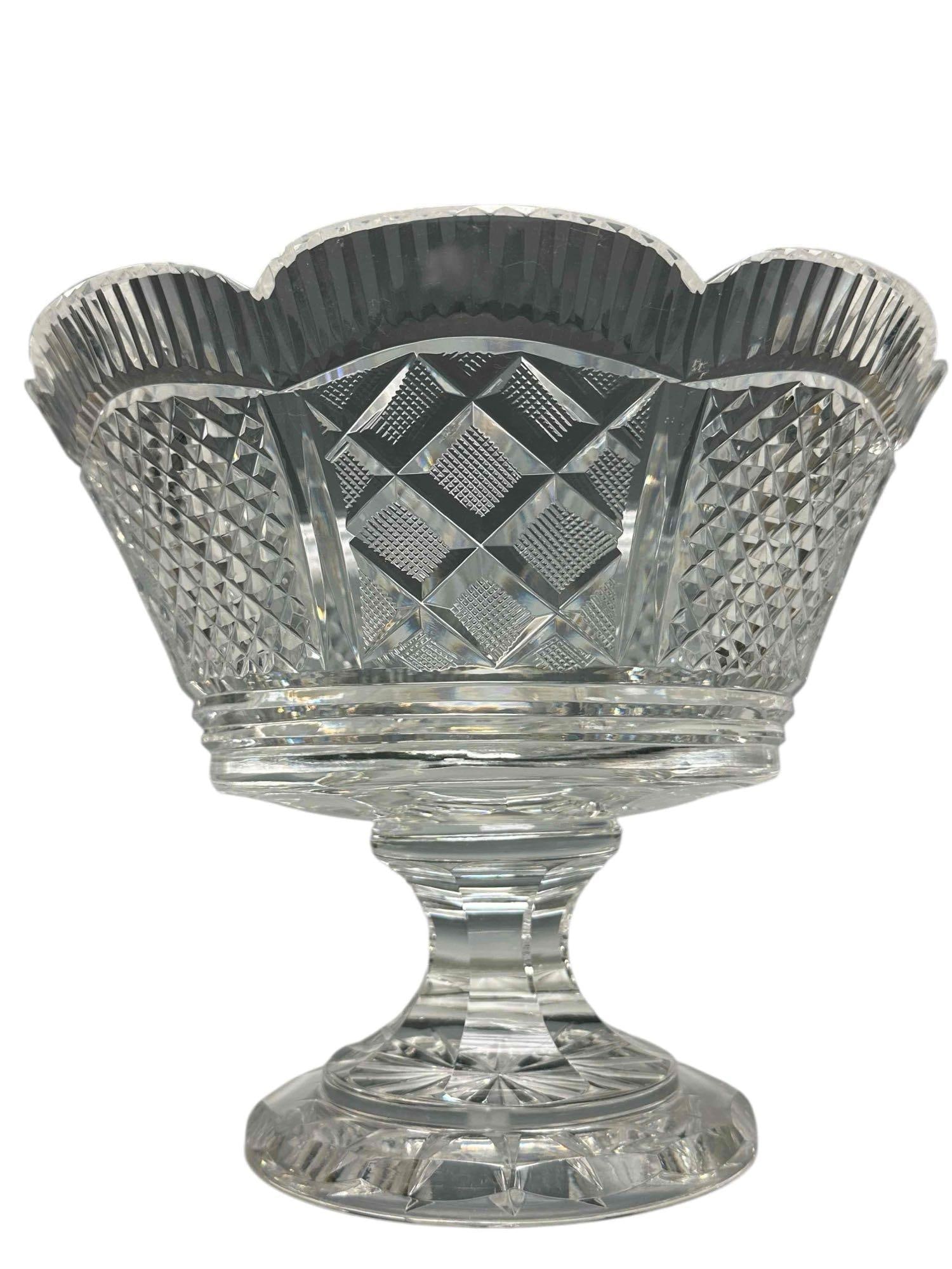 WATERFORD Georgian Master Cutter Pedestal Bowl / Compote (1 of 13)