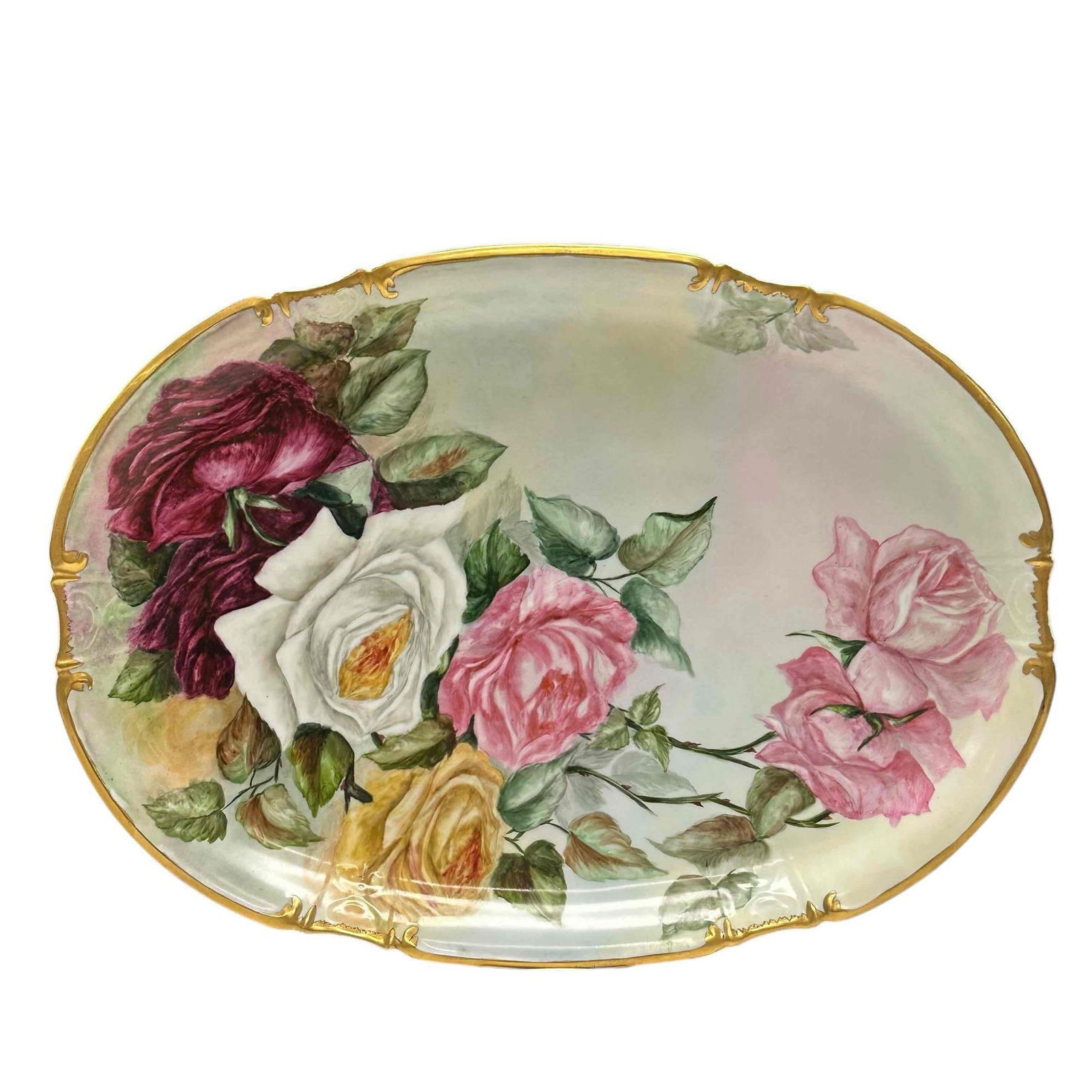 JR Bavaria Hand Painted Charger (1 of 12)