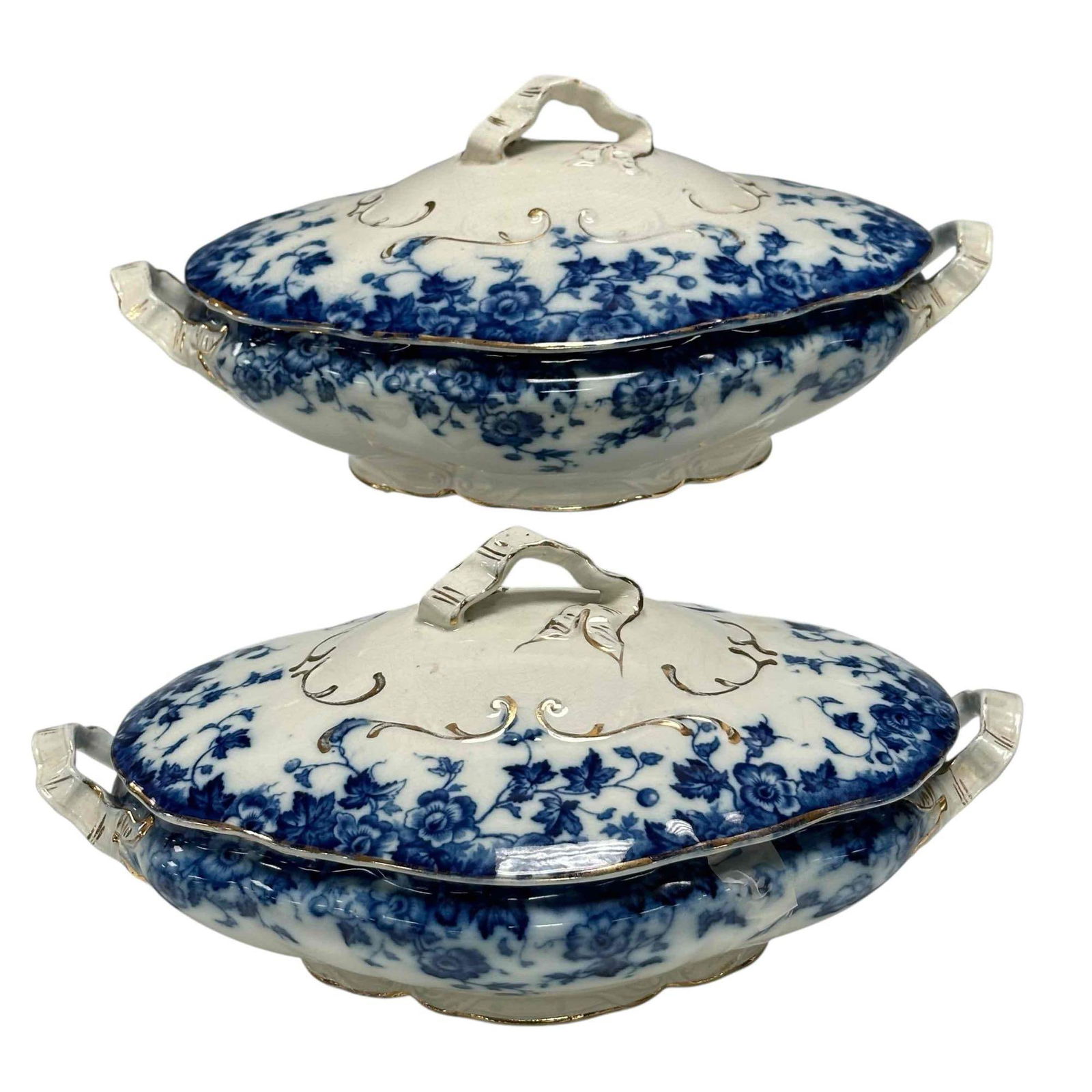 Two English Ironstone Burslem VERMONT Tureens (1 of 18)